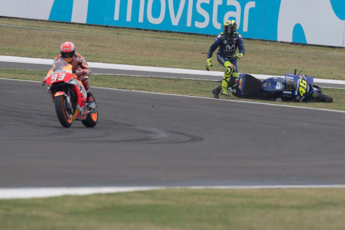 marquez Rossi MotoGP Argentina 2018