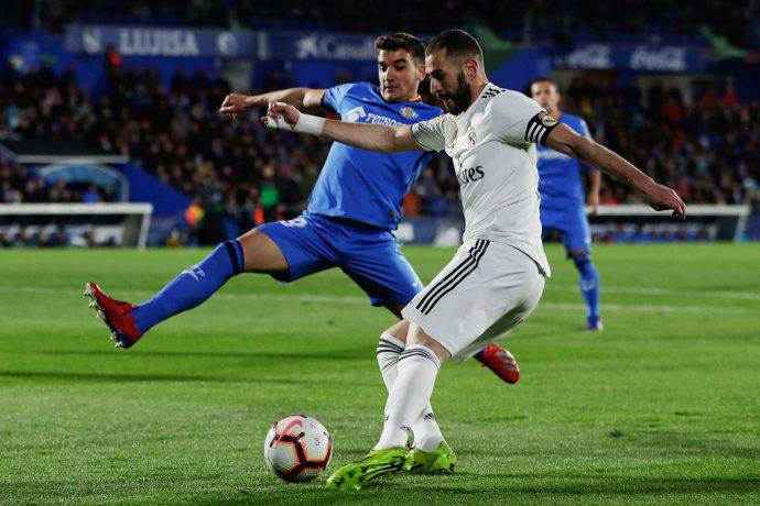 Capitan Benzema è rimasto a secco a Getafe