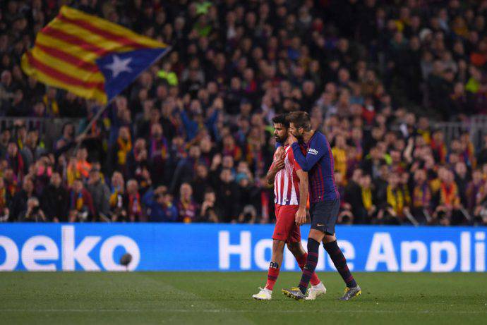 Diego Costa espulso al Camp Nou