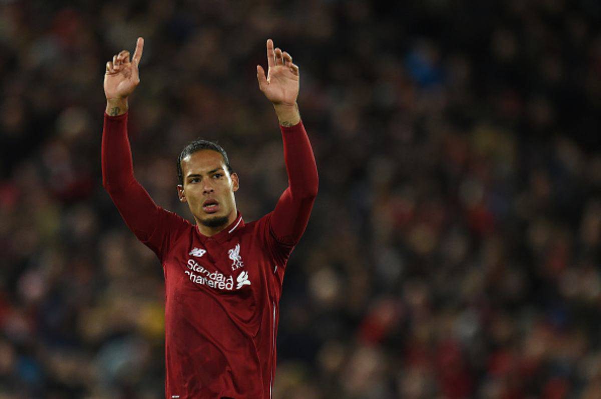 van Dijk Liverpool Barcellona