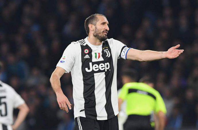  Chiellini non si è allenato salta l'Ajax 