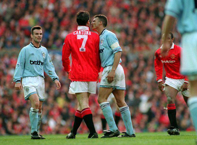 Il derby di Manchester nel 1994