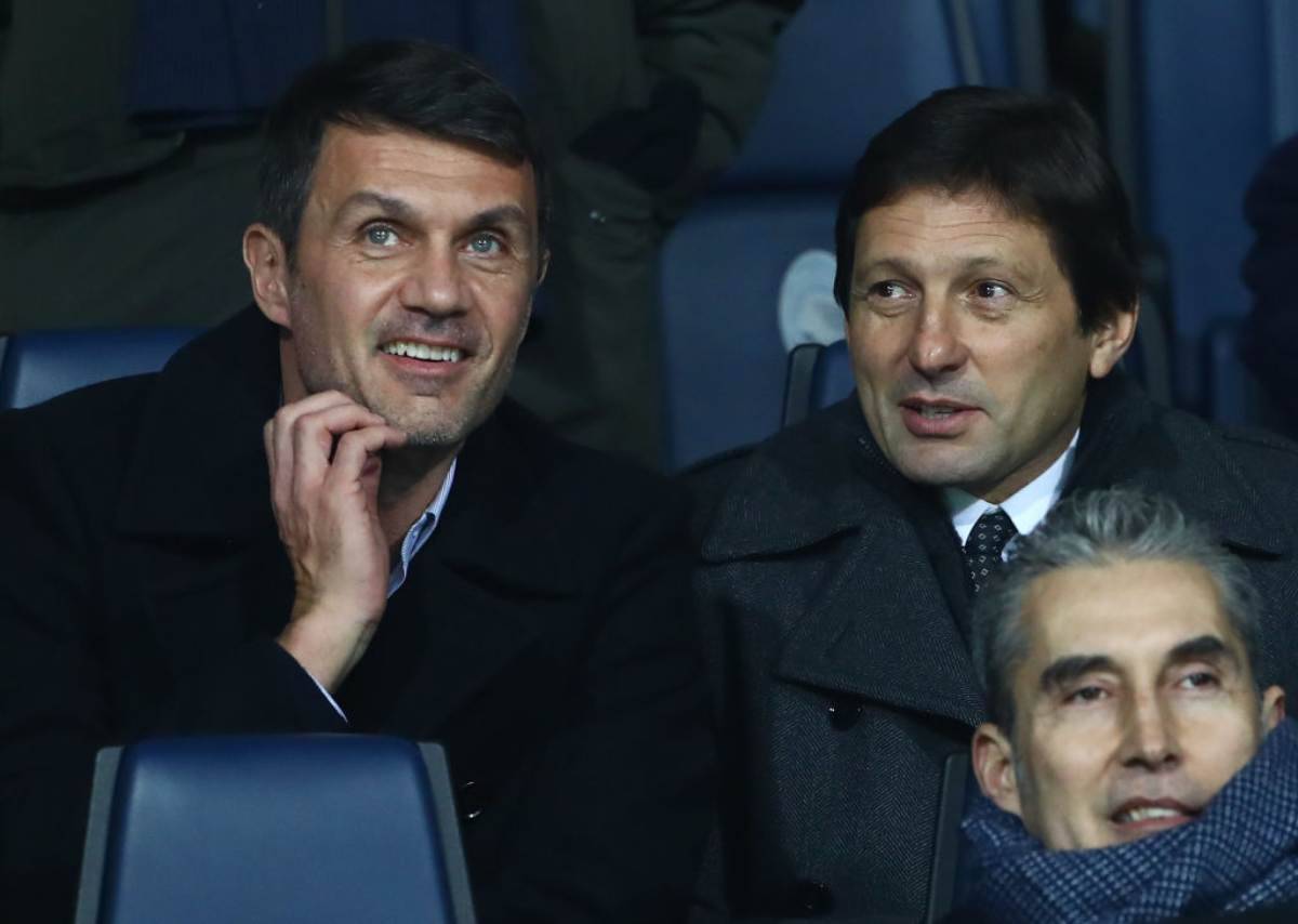 Leonardo dt Milan insieme a Paolo Maldini 