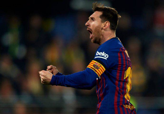 Lionel Messi ancora al comando della classifica per la scarpa d'oro