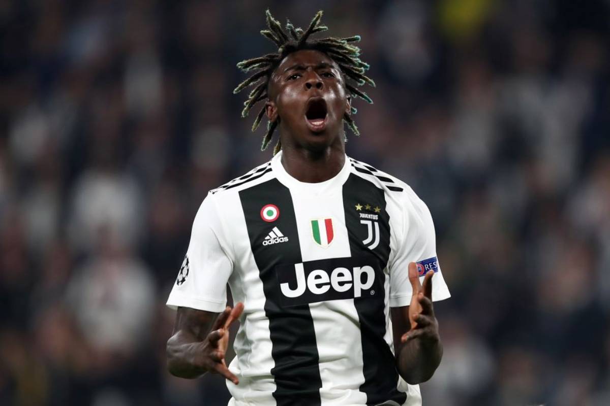 Moise Kean Juventus nel mirino dell'Inter 