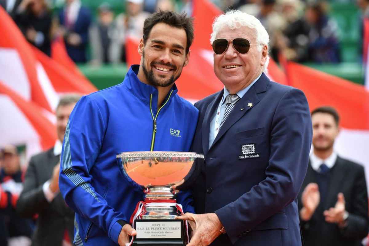 Nicola Pietrangeli e Fabio Fognini