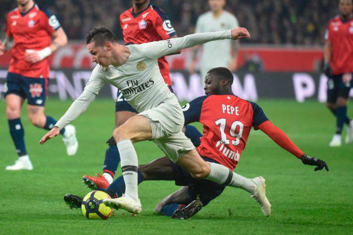 Pepe e Draxler in azione