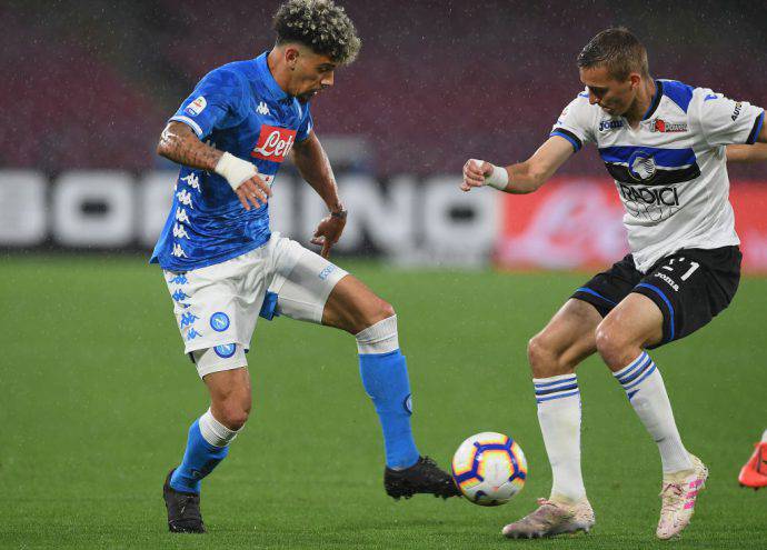 Pioggia battente per Napoli-Atalanta