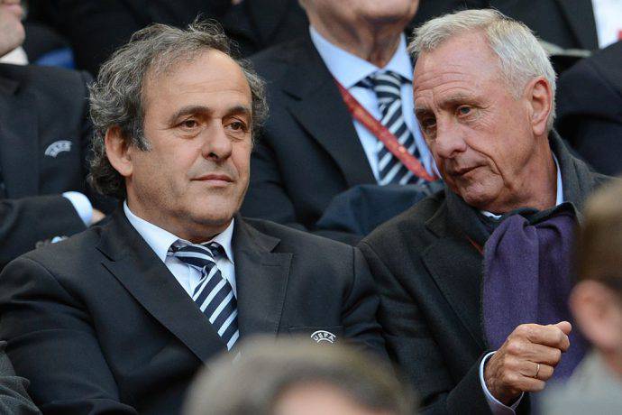 Platini e Cruijff nel 2013