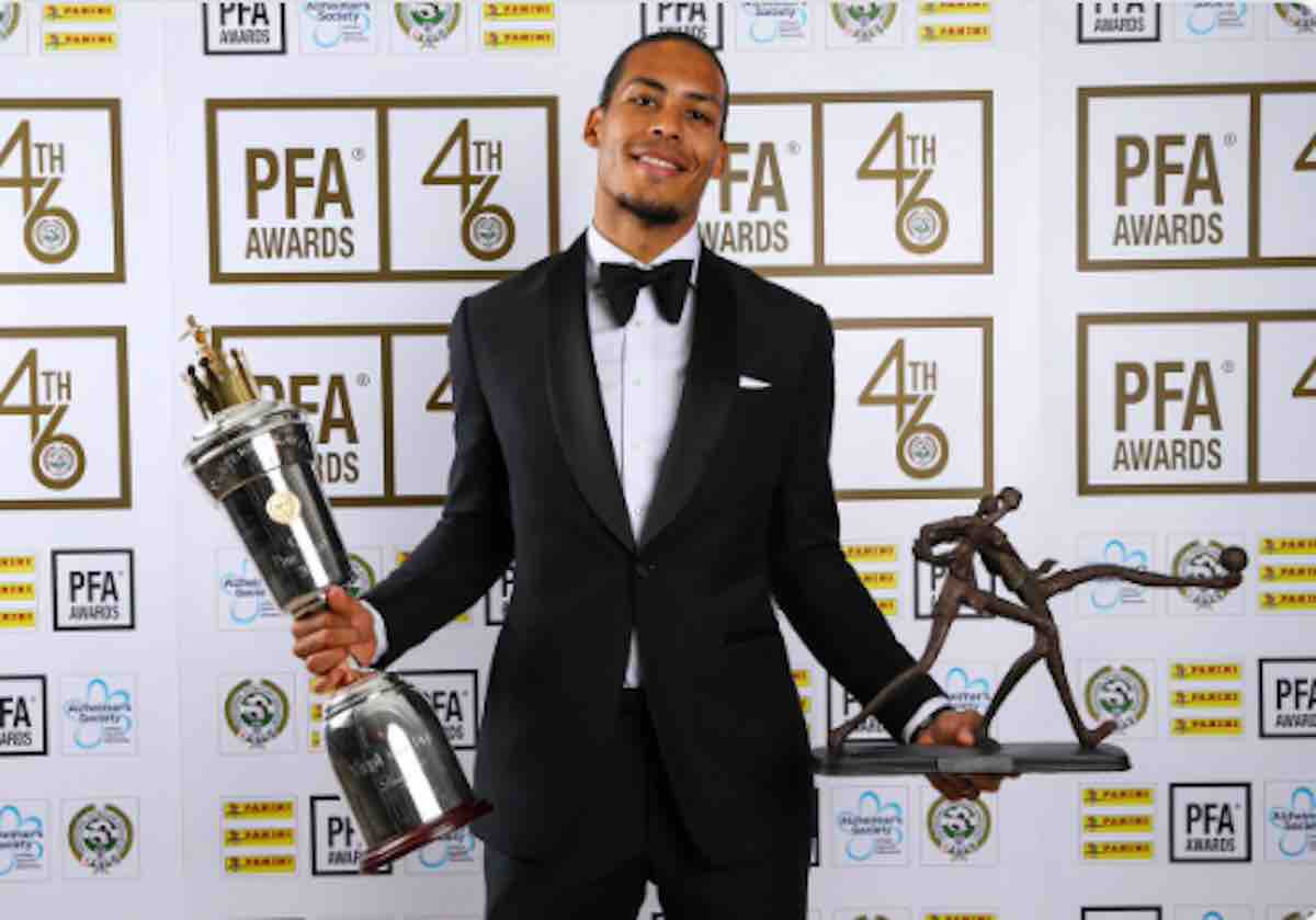 Van Dijk nominato giocatore dell'anno