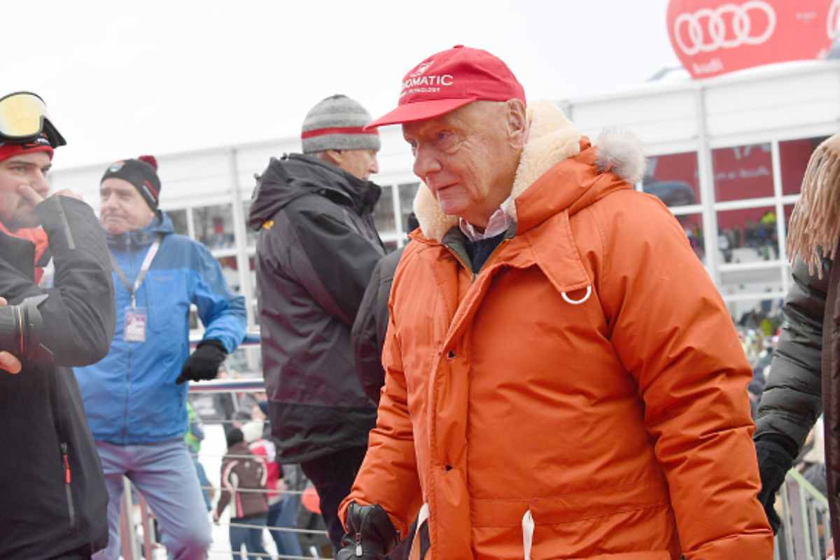 Niki Lauda ex campione di Fiormula Uno