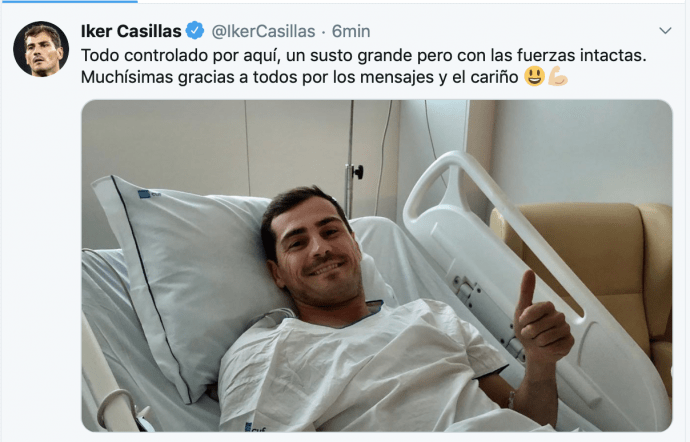 Ilker Casillas tweet