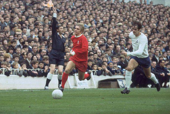 Uno scatto vintage di Tottenham-Liverpool