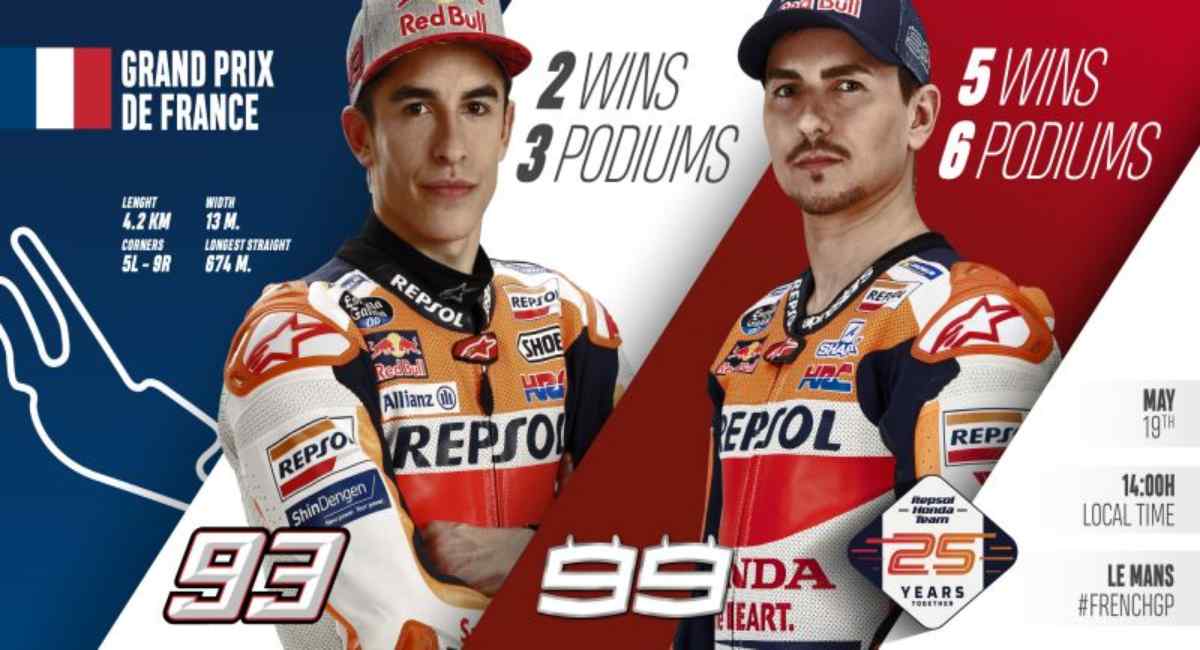 marc marquez jorge lorenzo MotoGP Francia Le Mans