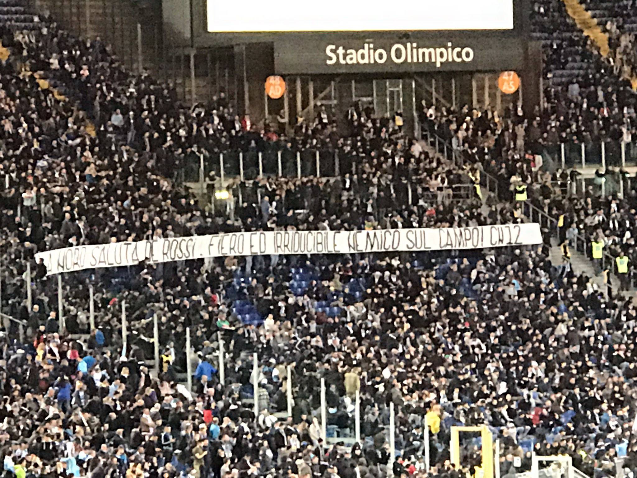 lazio-striscione-de-rossi