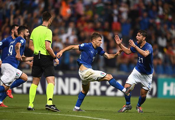 Barella esultanza U21