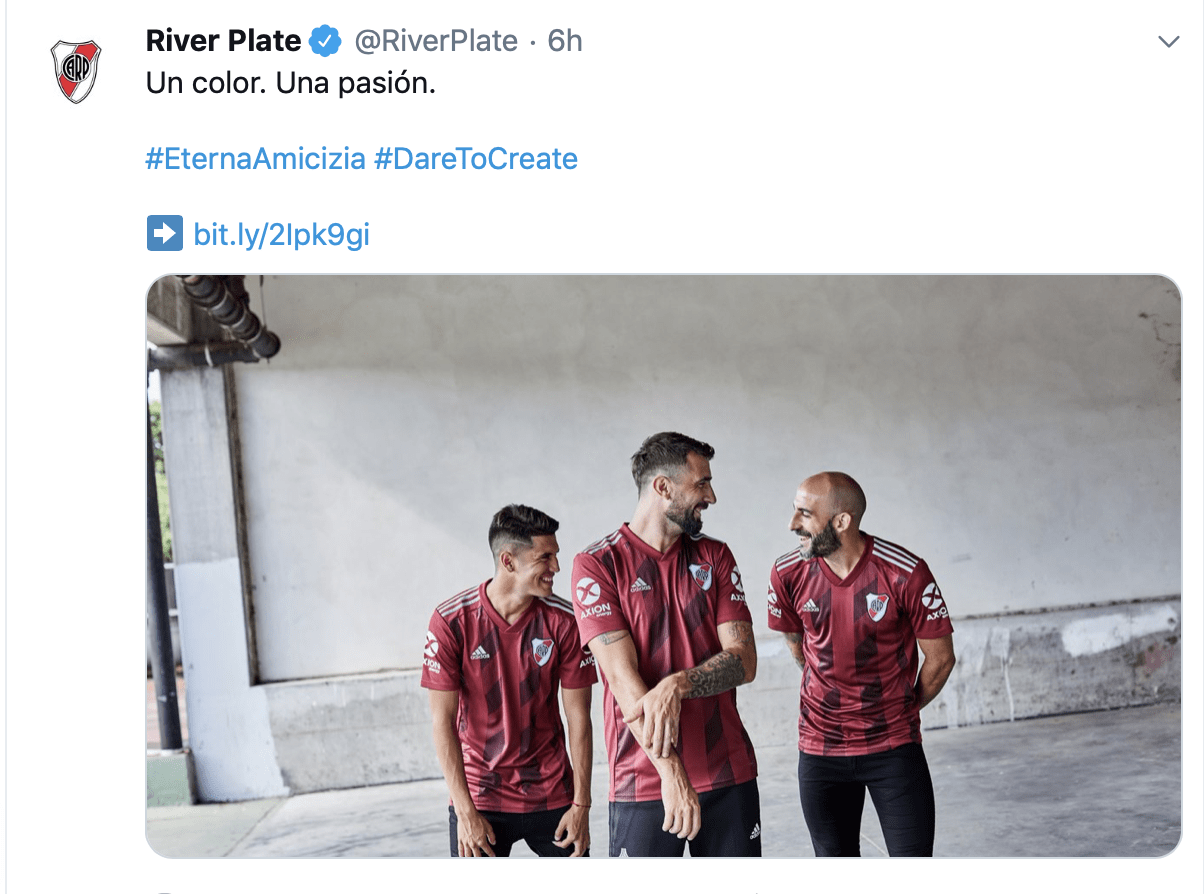 River Plate seconda maglia