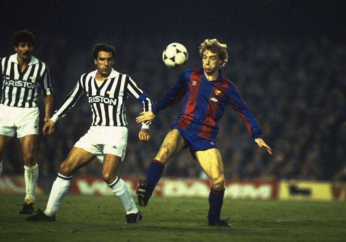 Scirea con la Juve al Camp Nou