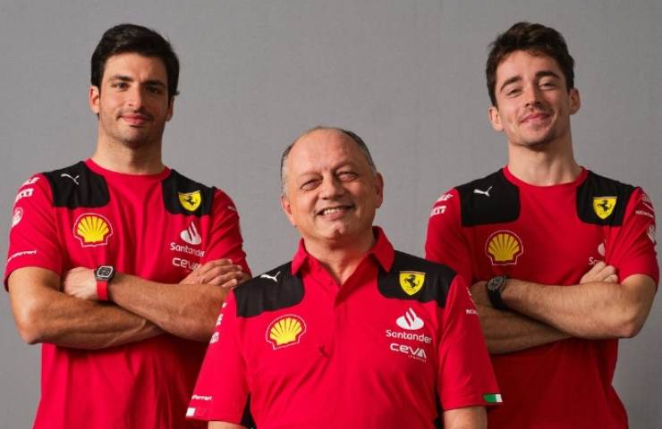 Ferrari team Sainz