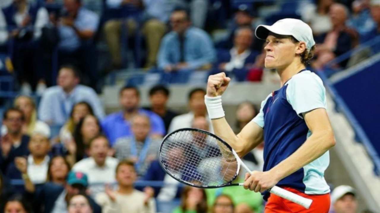 Jannik Sinner allenamento Toronto Raonic