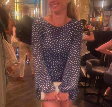 Camila Giorgi mini dress