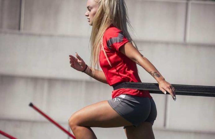 Alisha Lehmann posteriore shorts