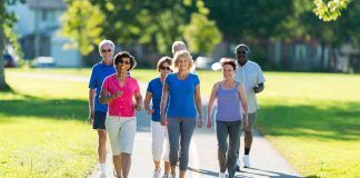 Camminata veloce salute in età avanzata