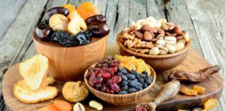 Consumare la frutta secca