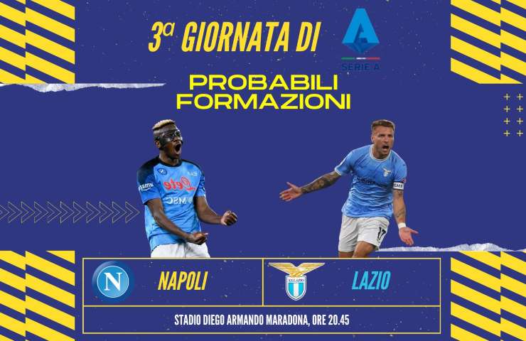 probabili formazioni napoli lazio