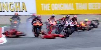MotoGP, terribile incidente per Pecco Bagnaia