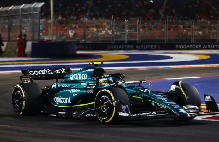 Fernando Alonso Aton Martin Qatar Formula 1