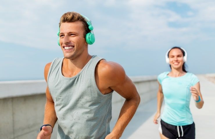 Correre con la musica