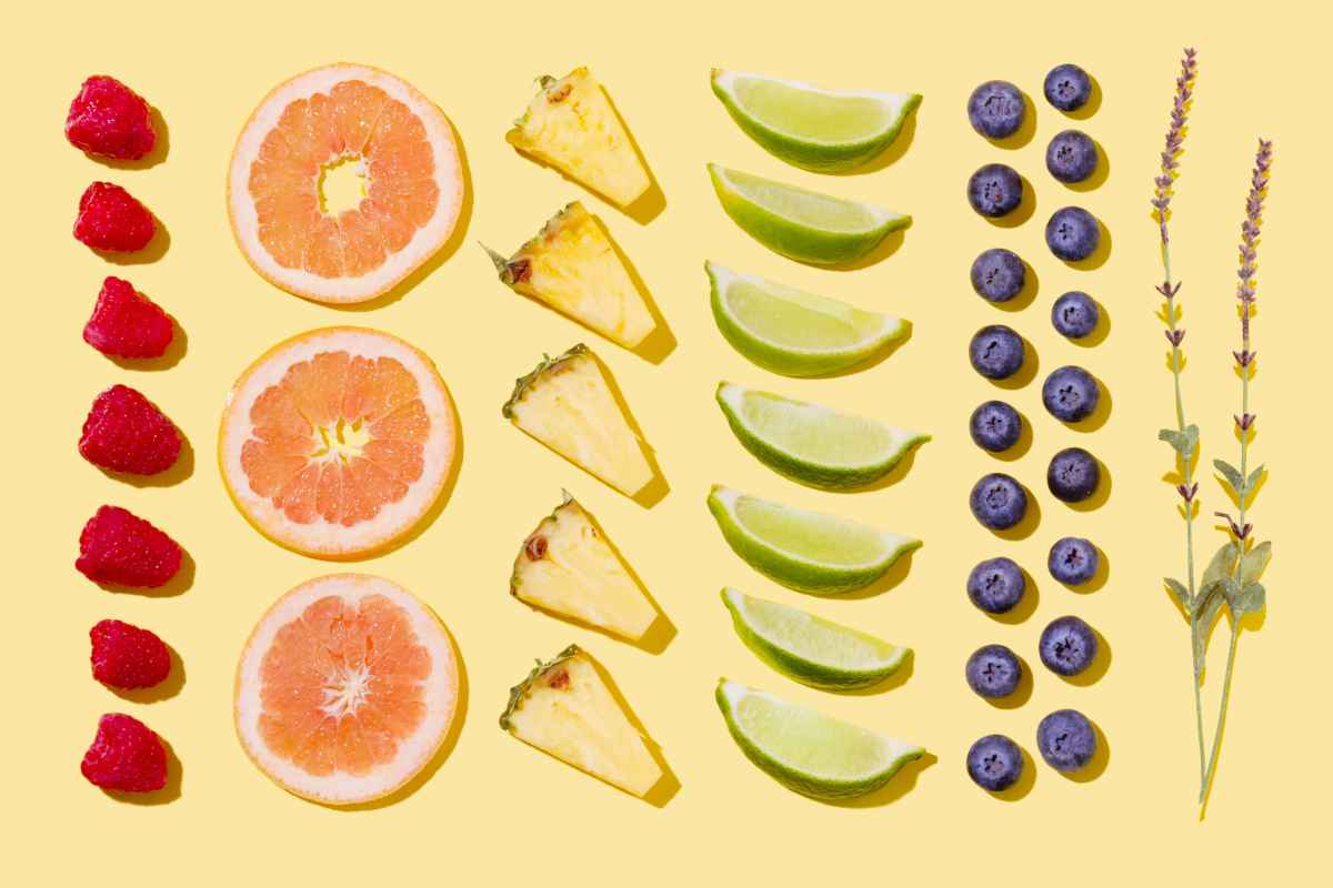 Frutta fresca a fette
