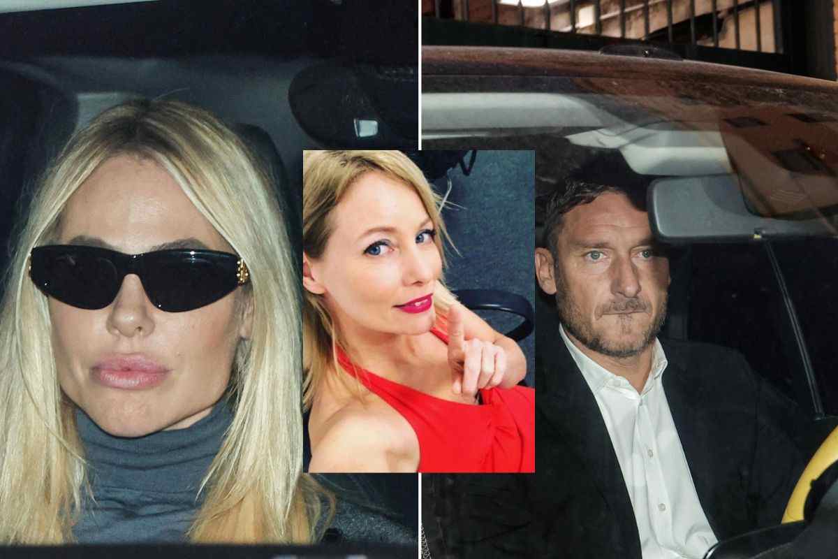 Ilary Blasi, Flavia Vento e Francesco Totti