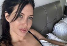 Wanda Nara foto letto bollente