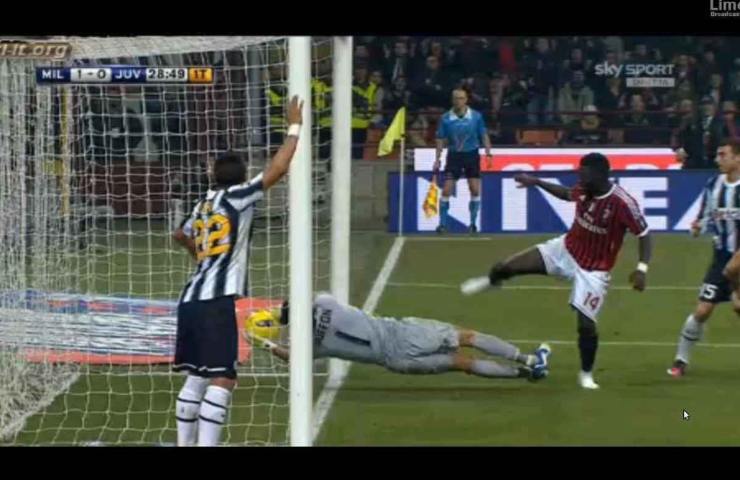 Muntari officina auto Milan Juve