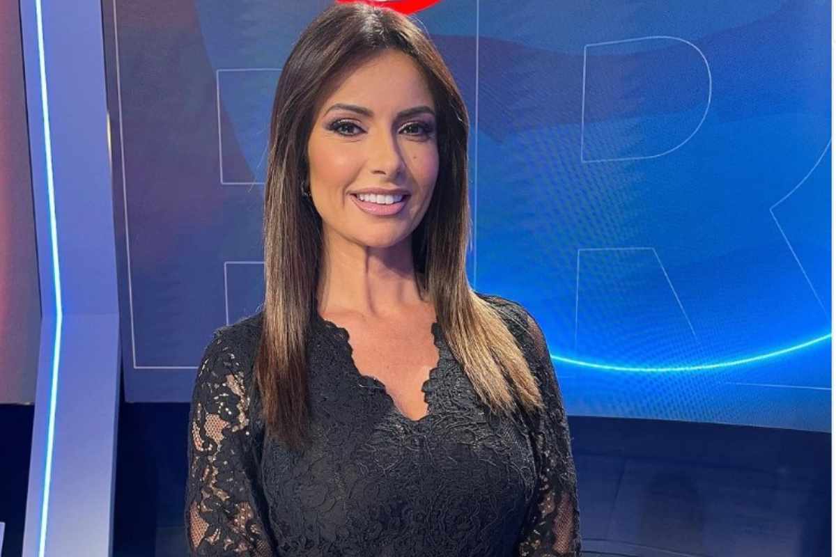 Monica Bertini Supercoppa Italiana décolleté