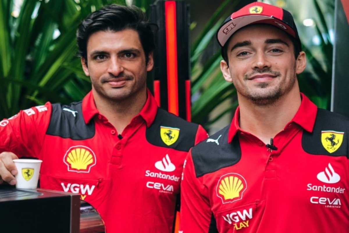 Carlos Sainz Charles Leclerc nuovo pilota alla Ferrari 