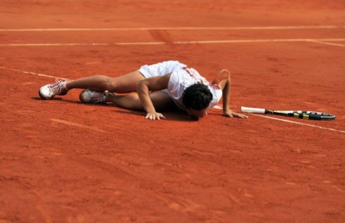 francesca schiavone  vince rolland garros