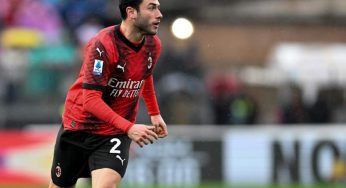 Milan, infortunio per Davide Calabria: i tempi di recupero