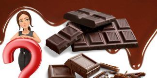 donna dubbiosa se il cioccolato va bene nella dieta
