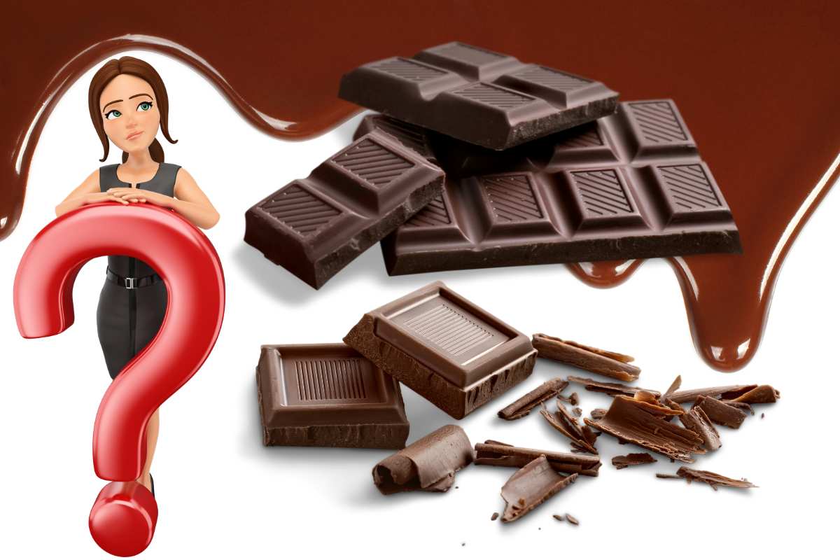 donna dubbiosa se il cioccolato va bene nella dieta