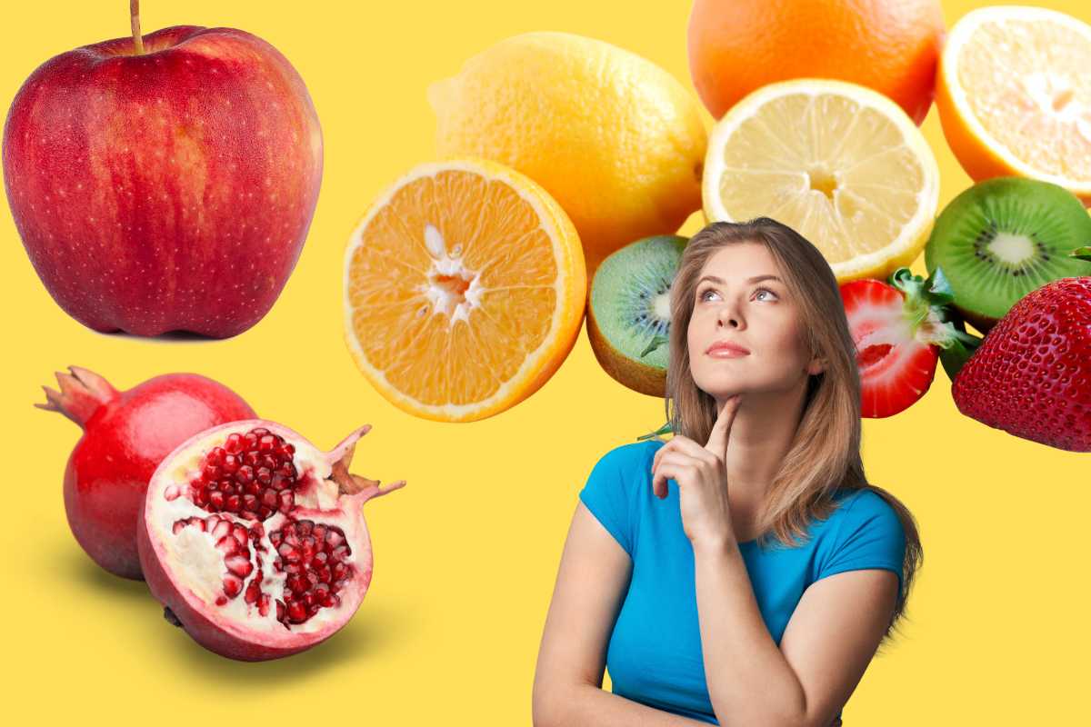 donna in dubbio se consumare la frutta con o senza buccia