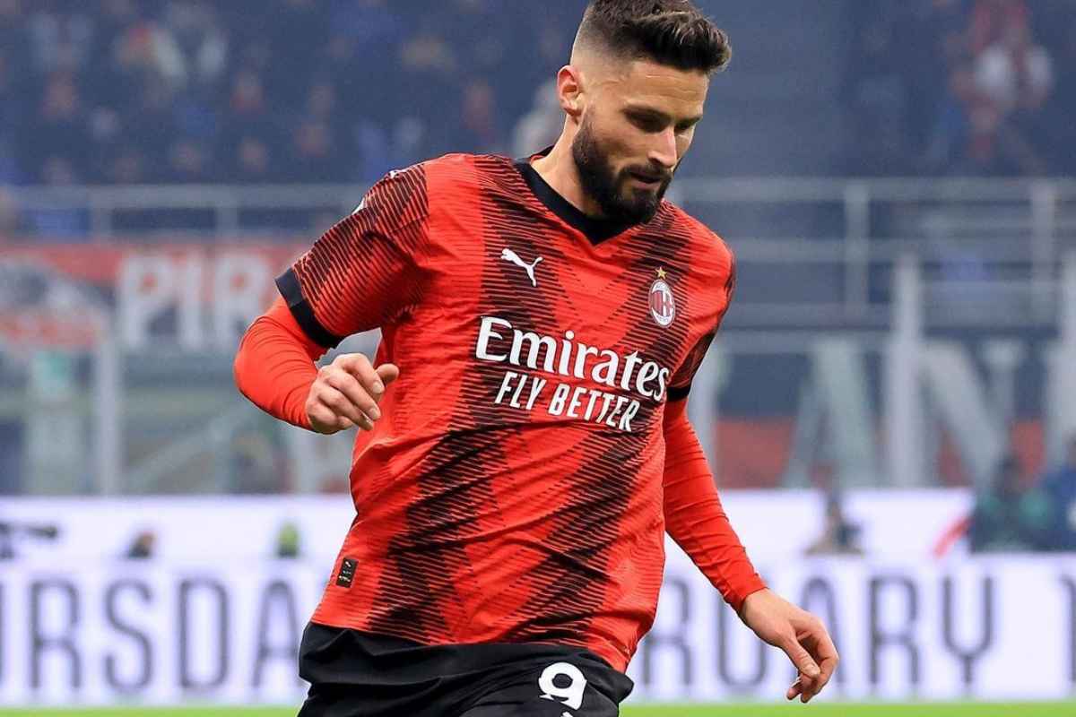 Milan, spunta un nome per il dopo Giroud: incontro con gli agenti del giocatore