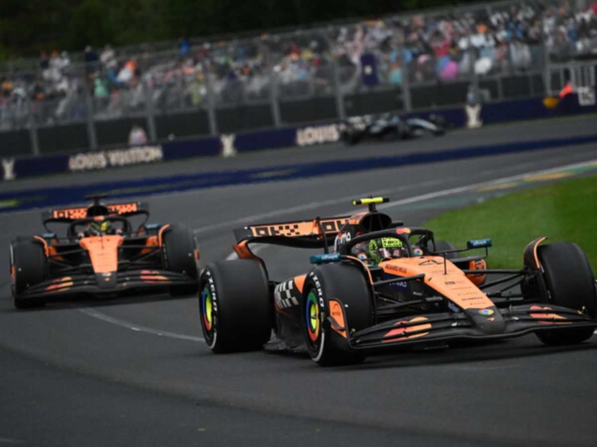 Le due McLaren in pista