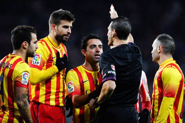 Piquè e Xavi rappresentano la nazionale catalogna