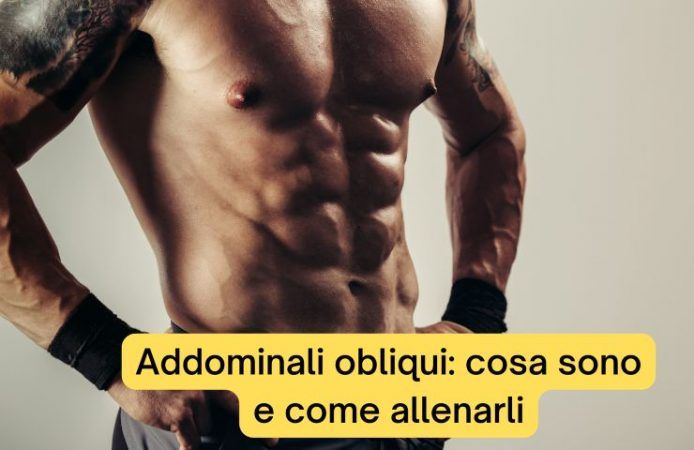 addominali obliqui esercizi