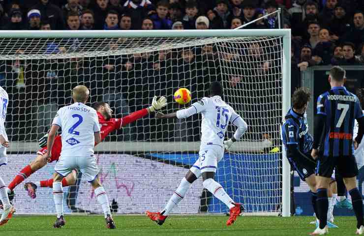 Atalanta-Sampdoria il gol di Aleksej Miranchuk