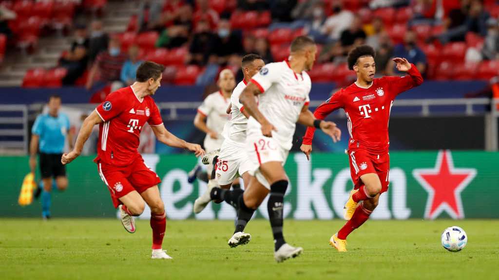 NBayern Monaco che vince la Super Coppa Europea 20/21