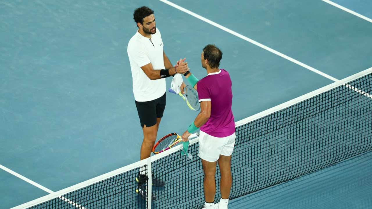 Berrettini-Nadal Australian Open